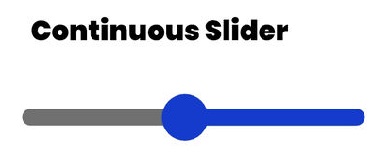 Continuous Slider